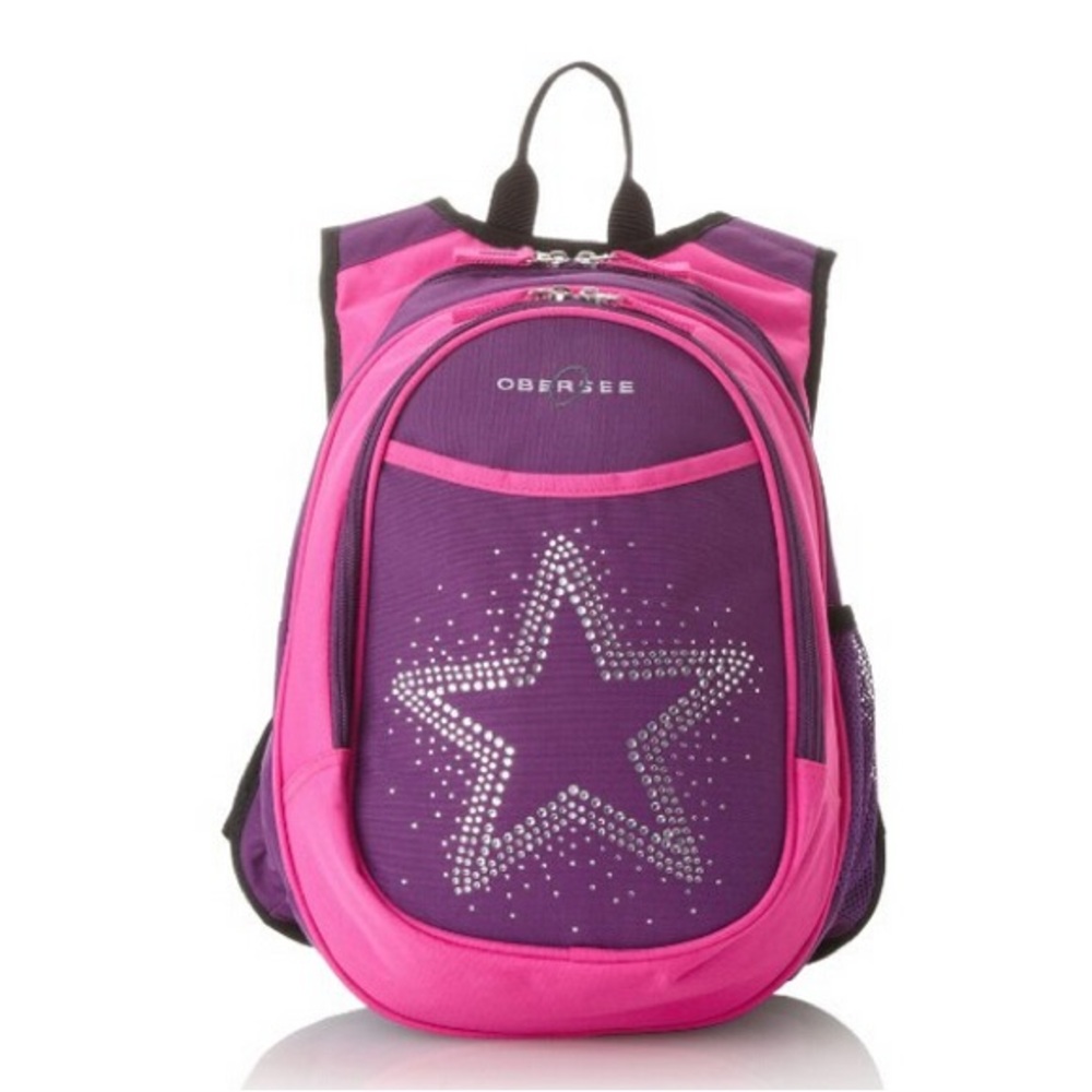 Purple and Pink Star Backpack